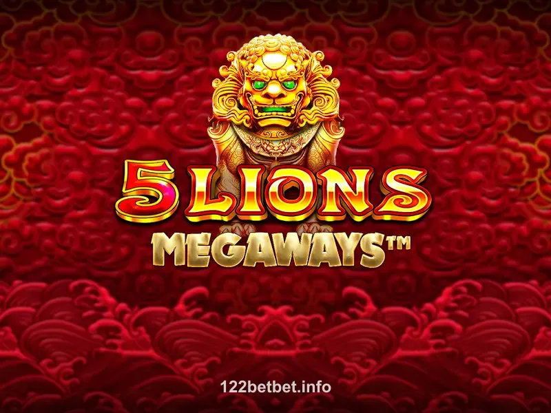Imagem do jogo 5 Lions Megaways da 122bet